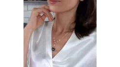 Collier Pendentif Or Blanc, Diamants Et Perle De Tahiti 13/14mm -Maria || Simplicity Soldes 20201221 154802