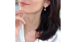 Boucles D'oreilles Bamboo - Pendants Oreilles Perles & Or Blanc -Maria || Simplicity Soldes 20210317 152323