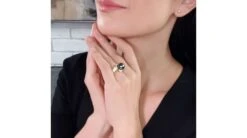 Bague Tuamotu - Perle De Tahiti Noire émeraude - Or Jaune, Diamants 10 Bague Tuamotu - Perle De Tahiti Noire émeraude - Or Jaune, Diamants -Maria || Simplicity Soldes 20210325 155301