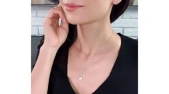 Pendentif Diamants Rails Et Perle De Culture Chine - Or Blanc 18cts -Maria || Simplicity Soldes 20210325 155441