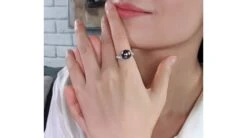 Bague Perle De Polynésie, Tahiti - Or Blanc, Diamants Micro Sertis -Maria || Simplicity Soldes 20210407 150300