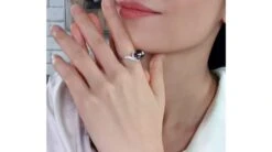 Bague Perle De Polynésie, Tahiti - Or Blanc, Diamants Micro Sertis -Maria || Simplicity Soldes 20210407 150311