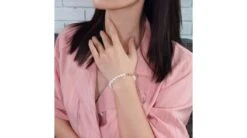 Bracelet Avec Perle Blanche De Culture Eau Douce Chine 6.5/7mm -Maria || Simplicity Soldes 20210527 154927