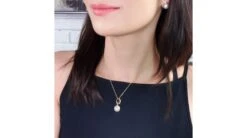 Pendentif O - Bandelette Or Jaune Enlacée - Perle Culture, Diamants -Maria || Simplicity Soldes 20210610 153718