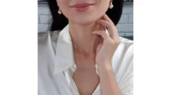 Boucles D'oreilles Dormeuses Diamantées - Perles D'Australie, Or Jaune -Maria || Simplicity Soldes 20211117 154908