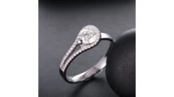 Bague Solitaire Victor Hugo - Les Contemplations - Or Blanc | Contemplations -Maria || Simplicity Soldes 5 2