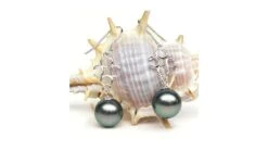 Boucles Oreilles Perles De Tahiti - 9/10mm - GEMME