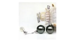 Boucles Oreilles Cercles Diamantés - Perles De Tahiti Noires - Or Blanc -Maria || Simplicity Soldes UpFiles Image 2008 10 28 633607954177543750