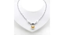 Collier Or Blanc Maille Coeur Et Diamants - Perle Australie Dorée 6 Collier Or Blanc Maille Coeur Et Diamants - Perle Australie Dorée -Maria || Simplicity Soldes UpFiles Image 2009 02 19 633706423072976441