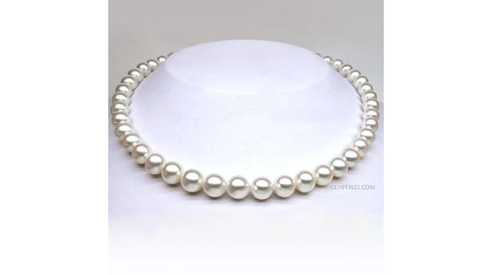 Apollo® Collier Perles Eau Douce Blanches - Perles De Culture - 8.5/9.5mm AAA 5 Apollo® Collier Perles Eau Douce Blanches - Perles De Culture - 8.5/9.5mm AAA – Image 5