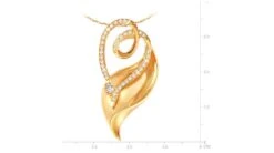 Pendentif Métal Or Jaune Et Diamants - Allure Du Végétal Sensuel -Maria || Simplicity Soldes UpFiles Image 2010 08 06 634166771443295892