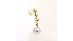 CHIBA Pendants Oreilles Or Jaune - Boucles Oreille Perles Akoya - 7/7.5mm -Maria || Simplicity Soldes UpFiles Image 2010 11 01 634242009219690462