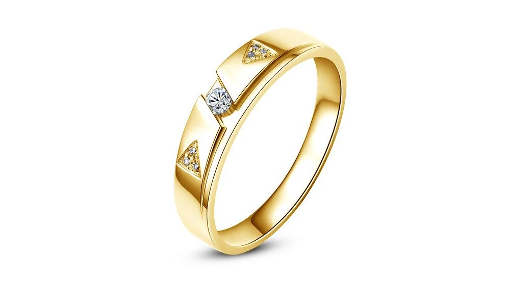 Alliance Diamants - Or Jaune - Alliance Femme 1 Alliance Diamants - Or Jaune - Alliance Femme