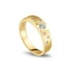 Bague Alliance Constellation Diamantée - En Or Jaune 18cts - Homme | Stern