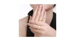 Bague Alliance Constellation Diamantée - En Or Jaune 18cts - Homme | Stern -Maria || Simplicity Soldes adw053 fy 4