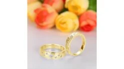 Bague Alliance Constellation Diamantée - En Or Jaune 18cts - Homme | Stern -Maria || Simplicity Soldes adw053 fy 5