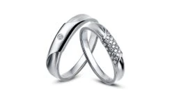 Duo D'alliances Prestige - Or Blanc, Diamants