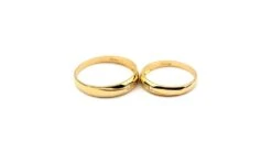 Alliances Couple. Or Jaune 18cts, Diamants