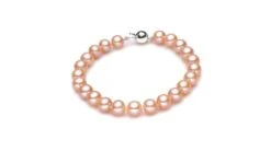 Bracelet - Bracelet Perles Roses - Perles De Culture Chine - 7.5/8mm