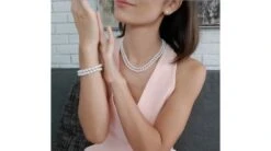 Bracelet 2 Rangs Perles Akoya - Perle Mer - Culture Japon - 6.5/7mm -Maria || Simplicity Soldes bpa03 6