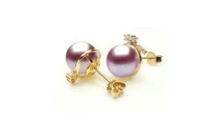 Boucles Oreilles Chapeau Demoiselle - Or Jaune, Perles Et Diamants -Maria || Simplicity Soldes ea047 1 1 1