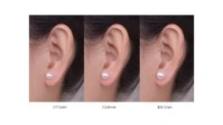 Boucles D'Oreilles Clous. Perles Akoya Gemme. Or Jaune I Aki -Maria || Simplicity Soldes eaa005 7 1 2