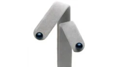 Boucles D'oreilles Perles Akoya Noires. 7/7.5mm, AAA. Or Jaune -Maria || Simplicity Soldes eaab01 4