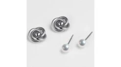 Boucles Oreilles Chiyoko Or Blanc. Perles Akoya Japon 6/6.5mm AAA -Maria || Simplicity Soldes eaaw018 2 1