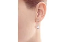 Pendantes Chainette Forçat. Perles Akoya Or Blanc Et Diamants -Maria || Simplicity Soldes eaaw019 5