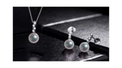 Pendants Oreilles Miya. Perles Akoya Japon. Or Blanc, Diamants -Maria || Simplicity Soldes eaaw021 5