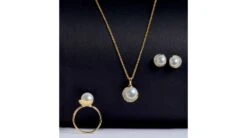 Boucles Oreilles Couronne Or Jaune Diamants. Perles Akoya -Maria || Simplicity Soldes eaay025 7