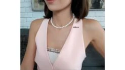 Collier Perle Mariage - Collier Perles De Chine Blanches - 7.5/8mm -Maria || Simplicity Soldes fnp001 40cm