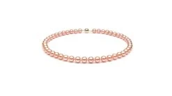 Perle De Culture Rose - Collier Perles Eau Douce Roses - 7.5/8mm -Maria || Simplicity Soldes fnp002 n 2