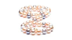 Collier Perles Multicolores - Perles De Culture De Chine - 7.5/8mm