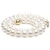 Apollo® Collier Perles Eau Douce Blanches - Perles De Culture - 8.5/9.5mm AAA