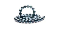 Collier Perle De Culture Noire. 7.5/8mm, AAA -Maria || Simplicity Soldes fnp008 4