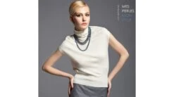 Collier Perle De Culture Noire. 7.5/8mm, AAA -Maria || Simplicity Soldes fnp008 look