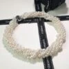 Collier Pierrot I 5 Rangs De Perles Blanches 5/8mm AAA