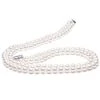 Collier Perles 2 Rangs - Collier Perles Mariage - 6.5/7mm