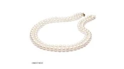 Collier Double Fil, Rang De Perles - Perle Eau Douce Blanche - 7/7.5mm -Maria || Simplicity Soldes np010 2 r2 1