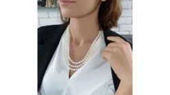 Collier 3 Rangs - Collier Triple Fil Perles Blanches - 7/7.5mm - AAA 16 Collier 3 Rangs - Collier Triple Fil Perles Blanches - 7/7.5mm - AAA -Maria || Simplicity Soldes np010 3 52 54 56 1