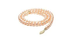 Collier Perles Culture - Perle Eau Douce Chine Rose - 5/5.5mm, AA+