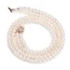 Collier Double Rang Perles Culture. Perle Eau Douce Blanche 5/5.5mm