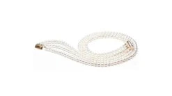 Collier Perles 3 Rangs Mariage. Perle Blanche 5/5.5mm -Maria || Simplicity Soldes np037 3 3