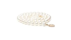 Collier Mariage I Perle De Culture D'eau Douce Blanche I 6.5/7mm, AAA