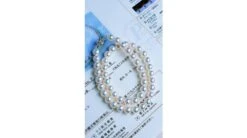 Collier Luxe Haute Joaillerie - Perles Fines Akoya Japon - 9/9.5mm -Maria || Simplicity Soldes npa010 3