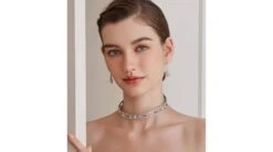 Collier Géométria Préciosa, Or Blanc Diamant Et Perle Akoya Du Japon -Maria || Simplicity Soldes npa088 5