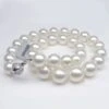 Collier Perles Des Mers Du Sud Blanches - Perle Australie 12/14mm