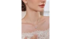 Pendentif Géométria Préciosa - Perle Akoya, Or Blanc, Diamant -Maria || Simplicity Soldes npaw076 5