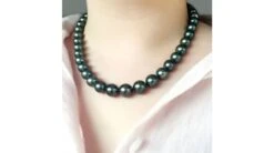 Collier Perles De Culture Tahiti Grises Foncées Et Bronzes - 9/11mm -Maria || Simplicity Soldes ntp008 4.1